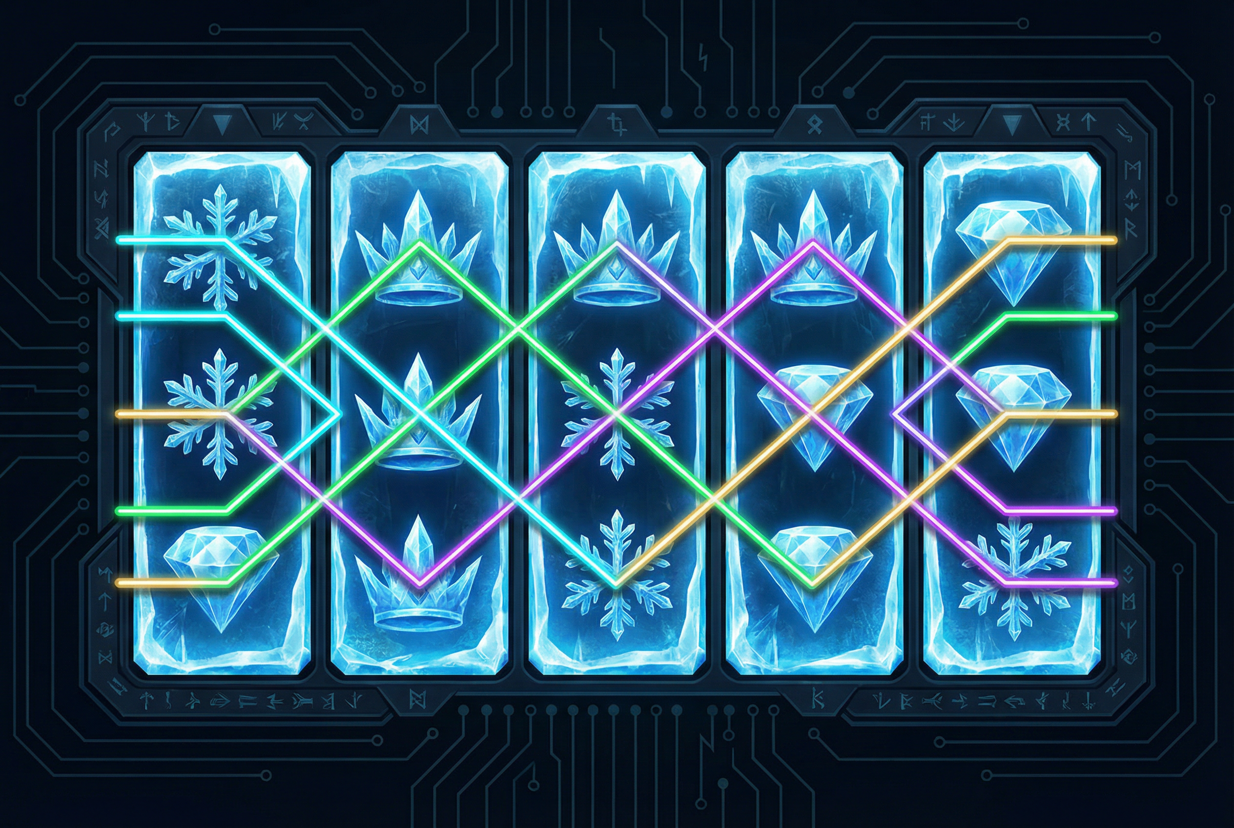 冰川角子机赔付线图解 - 水果老虎机